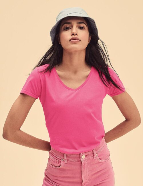 Alternative view of Fruit of the Loom Koszulka damska v-neck Iconic