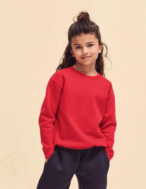 Alternative view of Fruit of the Loom Bluza dziecięca Premium Set-In Sweat