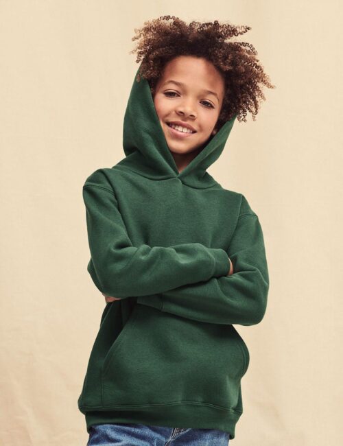 Fruit of the Loom Bluza dziecięca Premium kangurka hooded sweat