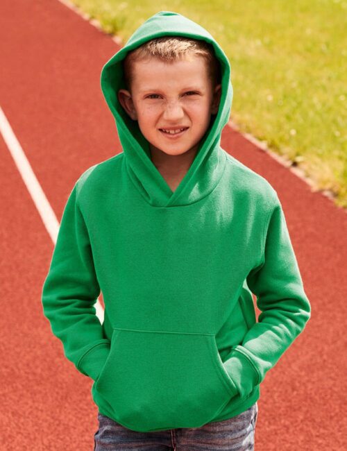 Alternative view of Fruit of the Loom Bluza dziecięca Premium kangurka hooded sweat