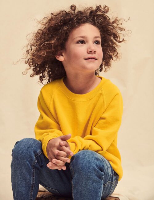 Alternative view of Fruit of the Loom Bluza dziecięca Classic Raglan
