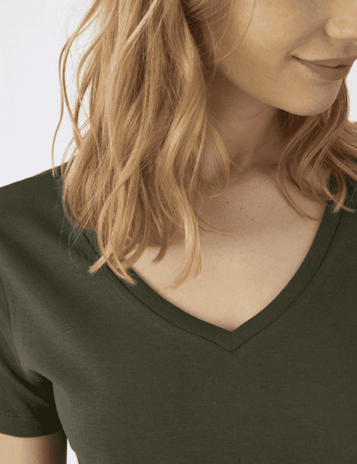 B&C Eko Koszulka damska V-neck Inspire