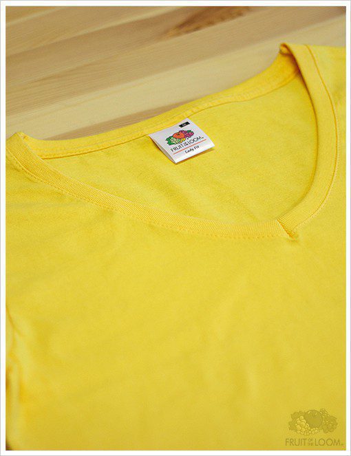 Fruit of the Loom Koszulka damska v-neck Valueweight - obrazek 4