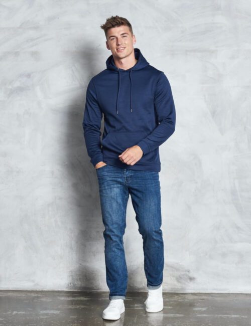 JUST HOODS Bluza męska Kangurka Sports Polyester Hoodie