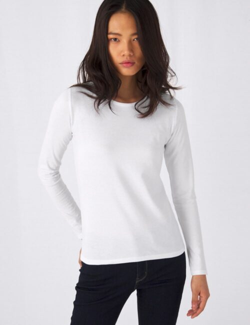 B&C Koszulka damska z długim rękawem longsleeve #E190