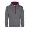 Charcoal /Burgundy
