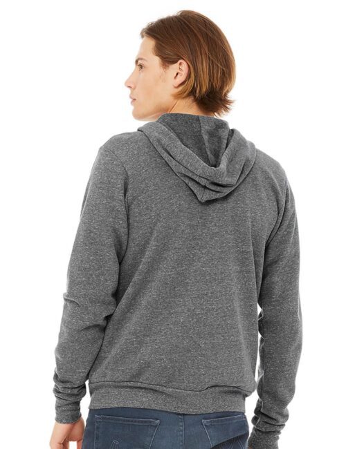 CANVAS Bluza Unisex Triblend Full Zip Hoodie