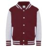 burgundy / heather grey