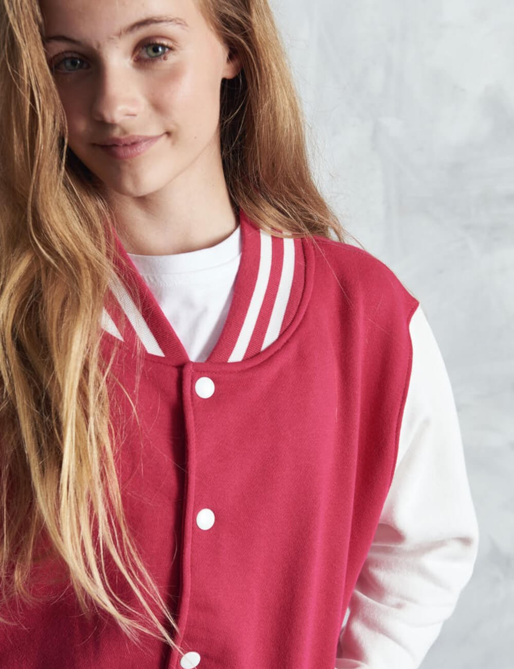 JUST HOODS Kurtka dziecięca Varsity Jacket