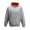 Heather Grey/Fire Red