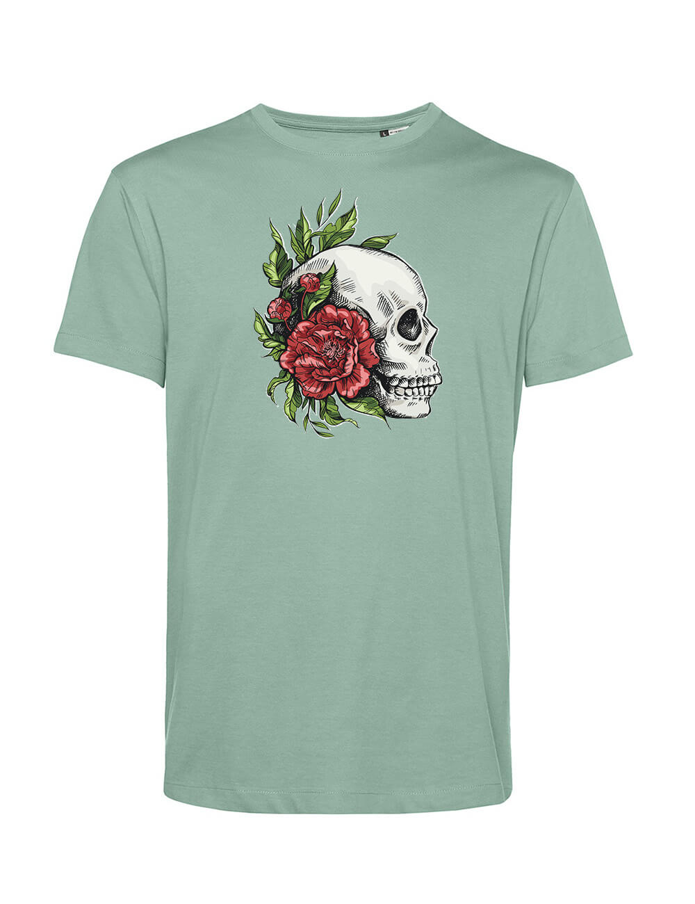 SKULL AND ROSES koszulka męska 1 SKULL AND ROSES