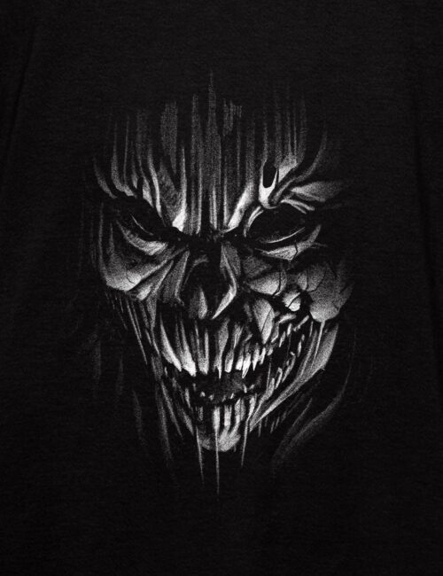 creepy skull