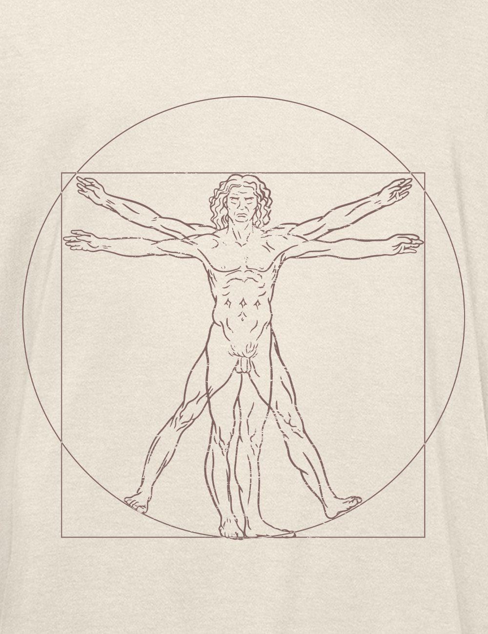 VITRUVIAN koszulka męska 2 vitruvian