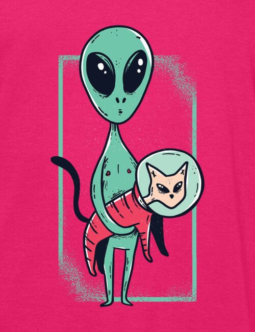Alternative view of ALIEN CAT koszulka damska