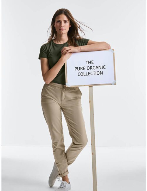 RUSSELL Eko Koszulka damska Ladies´ Pure Organic T