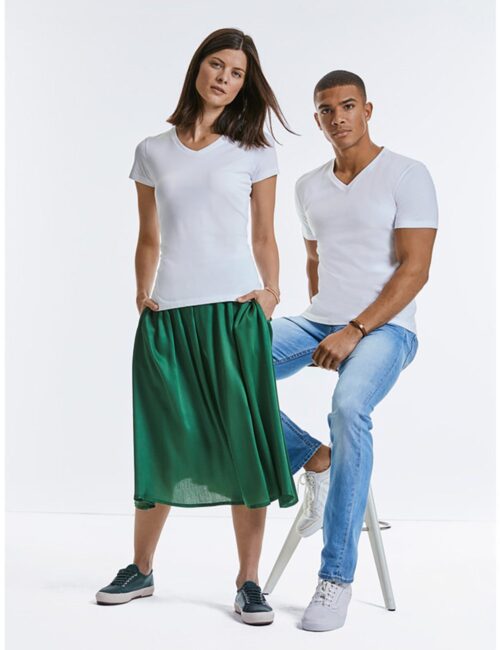RUSSELL Eko Koszulka damska Pure Organic V-⁠Neck T