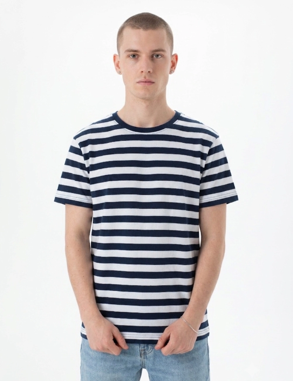 MANTIS Eko Koszulka męska w paseczki Stripy T 1 MANTIS Eko Koszulka męska w paseczki Stripy T